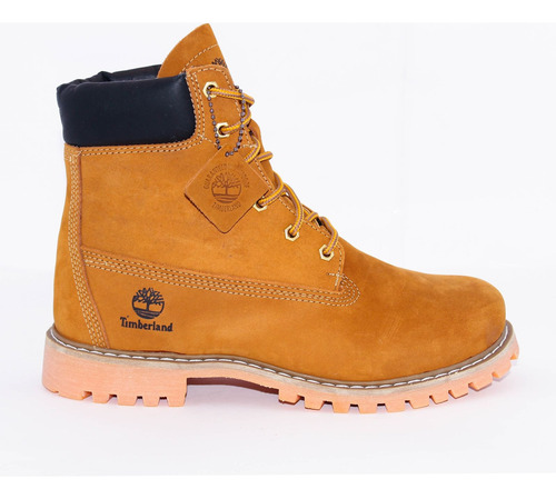 Bota Timberland Bordo Botinha Timberland Cano Medio De Couro