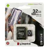 Tarjeta De Memoria Kingston Sdcs Canvas Select Plus 32gb