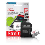 Memoria Micro Sd 128gb Ultra Sandisk 100mb/s Classe 10