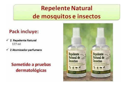 Repelente De Mosquitos Y/o Insectos Hipoalergénico+regalo