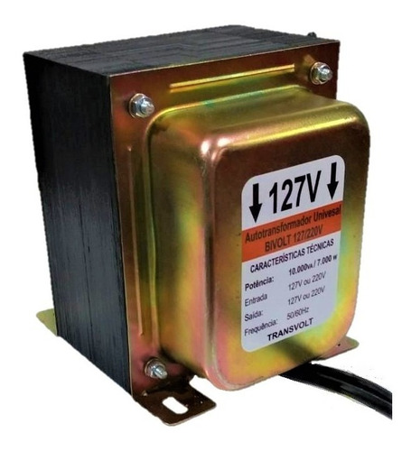 Autotransformador 10.000va 127v - 220v Com Borne