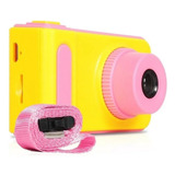 Mini Câmera Digital Filmadora Infantil Rosa Criança Portatil