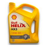 Aceite Shell Helix Hx5 15w-40 Lubricante Para Motor 4litros
