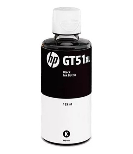 Tinta Original Hp Gt51xl 135ml Negro X4e40a