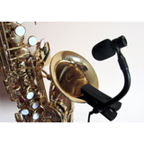 Microfone Para Trompete Sax Clarinete Trombone Sopro Geral