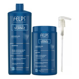 Felps Kit Banho De Verniz Shampoo 1 Litro + Máscara 1kg