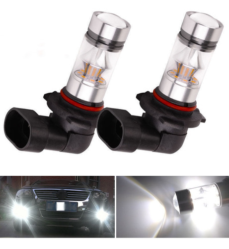 2 Luces Antiniebla Para Proyector Led 9005 Hb3, 6000 K, 100