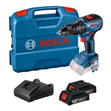 Taladro Percutor Bosch Gsb 18v-50 Brushless + 2 Baterías Color Azul Frecuencia Azul
