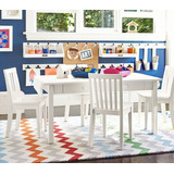 Mesa De Madeira Infantil Para Desenho  Mod.pottery Barn Kids