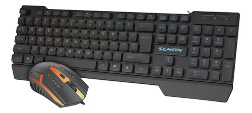 Combo Gaming Rgb Mouse + Teclado Senon Kmg511