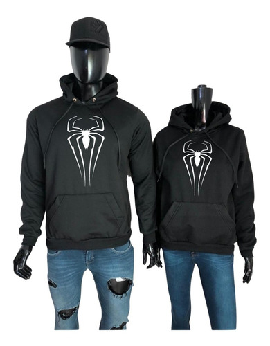 Sudaderas Pareja Amor Y Amistad Novios Duo Marvel Spiderman