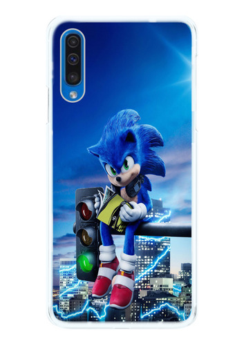 Capinha Compatível Samsung A50 Sonic Azul