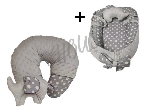 Nido Para Bebe Portátil Hipoalergénico + Almohada Multiusos 