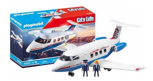 Playmobil Avion Jet Privado Int 70533 Original Intek