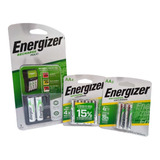 Combo Energizer Maxi Bateria Recargable Aaa X2 Y Aax4