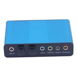 Tarjeta De Sonido Externa Usb 5.1 Sonido Envolvente Audio Óp