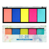  Paleta De Sombras Tie Dye Qbx-dpq16 - Conjunto 1 Queen 