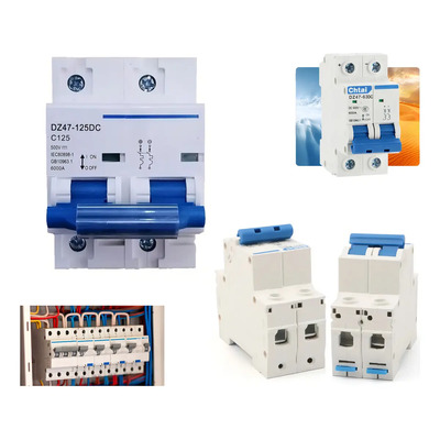 Interruptor Termomagnético Practinet DZ47-125DC 125A 2 Polos 550V | Envío gratis
