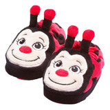 Pantufa Infantil Joaninha Sonho De Luz