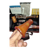 Clarinete Profissional Madeira Jacarandá Rajado - Si Bemol