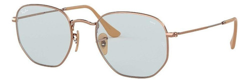 Ray Ban Rb3548n 91310y Hexagonal Flat Azul Transparente Icon