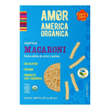 Pasta Macaroni Sin Gluten Vegana América Orgánica 227 G