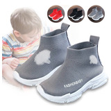 Zapatos Calcetin Suave Bebé Niños Niñas Suela Antideslizante