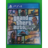 Jogo Grand Theft Auto V - Gta 5 Ps4 Mídia Física Semi Novo