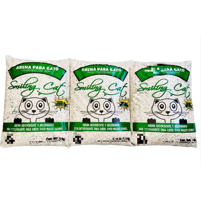Arena Para Gato Premium Con Desodorante Y Aroma 3 Pack 15 Kg | Meses sin interés