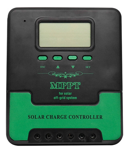Controlador De Carga Solar Mppt 40a, 12 V, 24 V, Cable De Ad