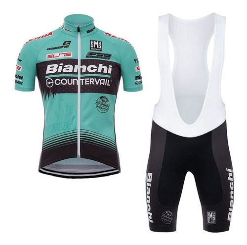 Uniforme Ciclismo Bianchi 2017 Jersey + Short Bib, Bici Ruta