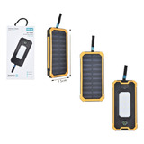 Cargador Portátil Solar Con Linterna Y Brújula 20000mah