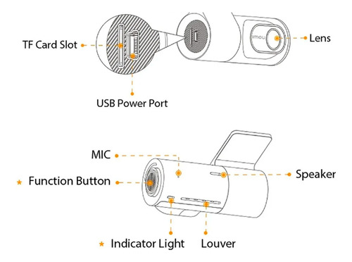 Camara De Auto Dash Cam Imou T400 Wifi 2k Hd  Foto 4