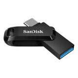Pendrive Sandisk Ultra Dual Drive Go 128gb Usb-c Usb-a Negro