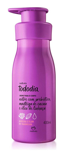 Hidratante Natura Tododia Ameixa E Flor De Baunilha 400ml