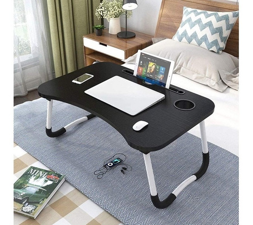 Mesa Portátil Plegable Hogar Porta Vaso Laptop Notebook Cama