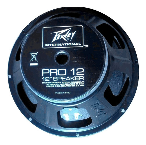 Parlante Peavey Pro 12 200w Rms Woofer 12´´ 800w 8 Ohms