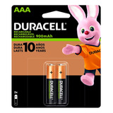 Pilas Aaa Recargables Duracell 1.2 Volts 850 Mah 2 Piezas