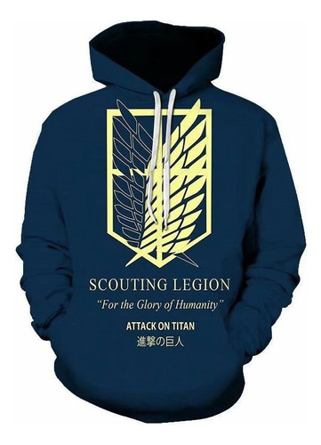 Manga: Attack On Titan: Sudaderas: Scout Legion Chamarras