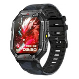 Smartwatch Kr82 Reloj Outdoor Con Linterna Barómetro 1 Atm