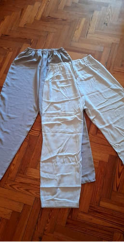 Pantalones De Verano Babucha Gris Talla Amplia