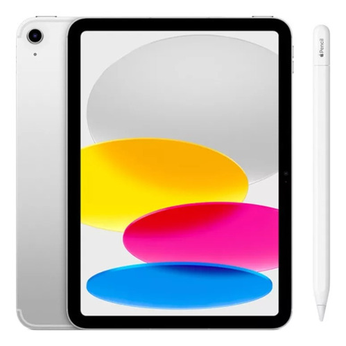 Apple iPad 10 Geração Wifi 64gb Prata + Apple Pencil Usb-c