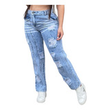 Jeans Mon Mujer Pantalon Tiro Alto Calidad Colombiana