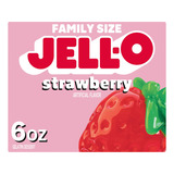 Jell-o Mezcla De Postre De Gelatina De Fresa Caja De 6 Onza