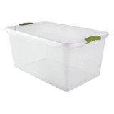 Caja Organizadora Organizador Plastico  61 Lts - Garageimpo Color Transparente Wenbox