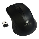 Mouse Óptico Sem Fio C3tech M-w20 2.4ghz Até 1000 Dpi