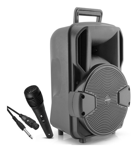 Caixa Som Portátil Bluetooth Microfone Rádio Usb Jbk-0902s