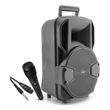 Caixa Som Portátil Bluetooth Microfone Rádio Usb Jbk-0902s