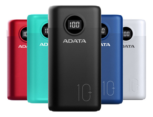 Kit 5 Power Bank Adata 5 Colores Diferentes Color Combinado