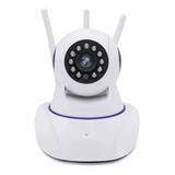 Cámara Seguridad Ip Wifi Robótica Visión Noct 3 Antenas V380